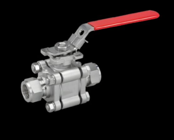 3-Piece Ball Valve – Compression ends – PN63