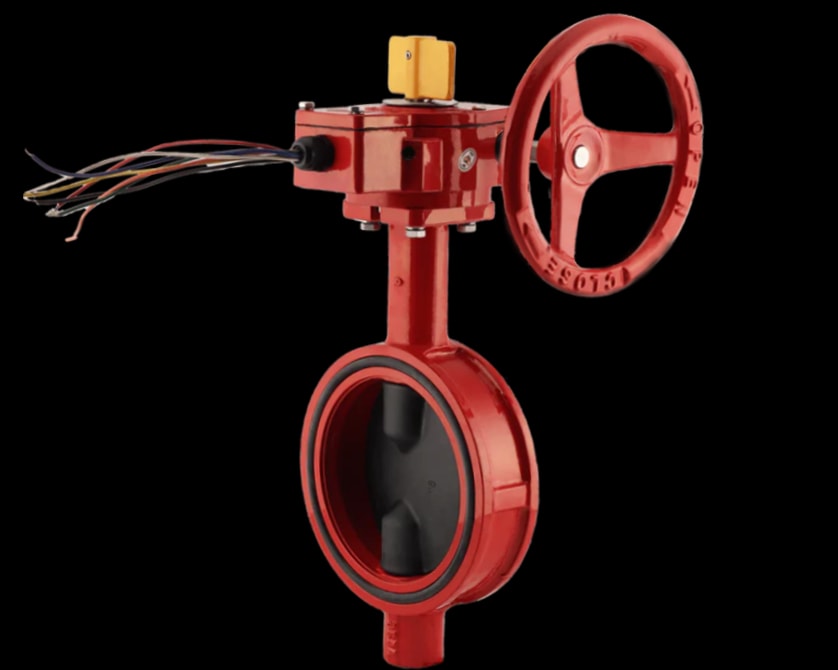 Butterfly Valve with Supervisory Switch – Wafer