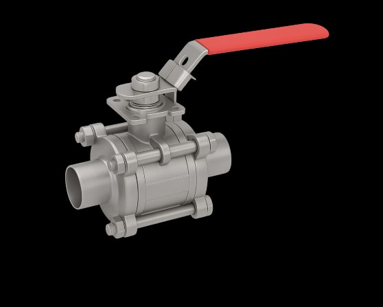3-Piece Ball Valve – Butt Weld – PN63