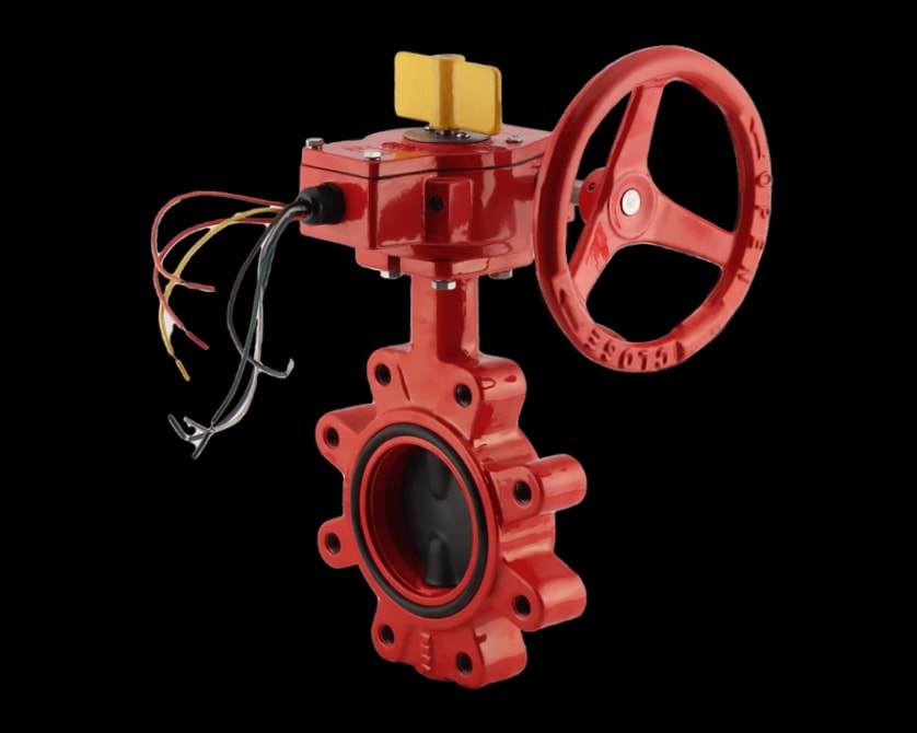 Butterfly Valve with Supervisory Switch – LUG