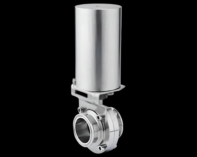 Sanitary butterfly Valve – Pneumatic – Tri-Clamp