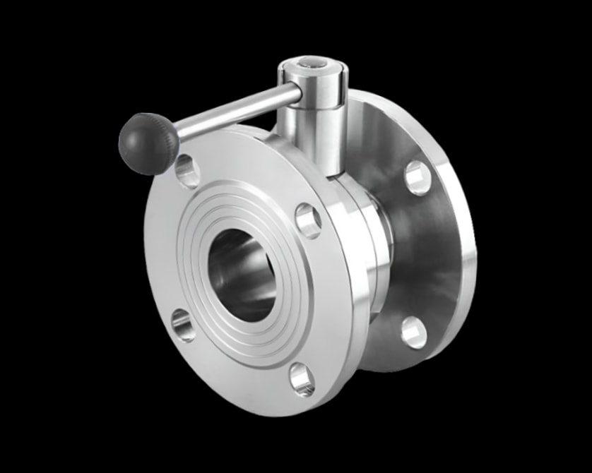 Sanitary Butterfly Valve – Flanged