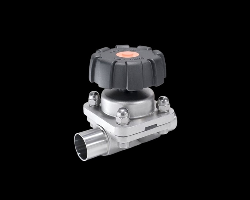 Sanitary Manual Diaphragm Valve – Butt Weld