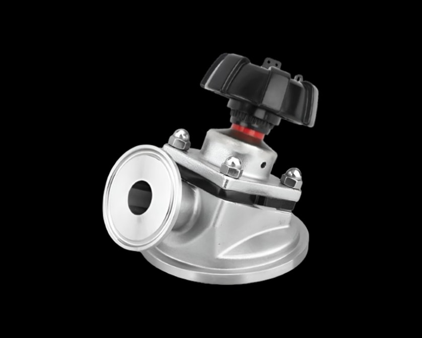 Sanitary Manual Tank Bottom Diaphragm Valve – Tri-Clamp