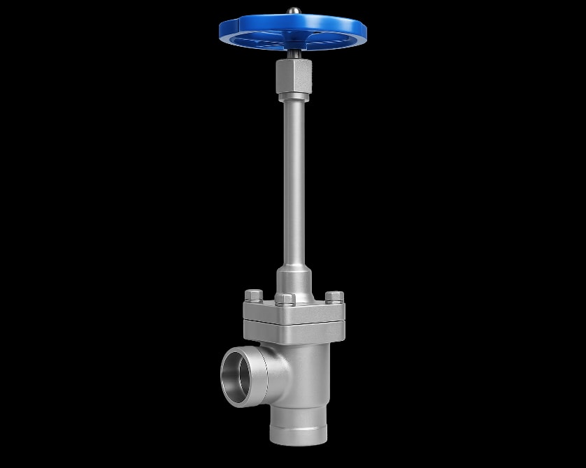 Cryogenic Angle Globe Valve – Long Stem – Socket Weld
