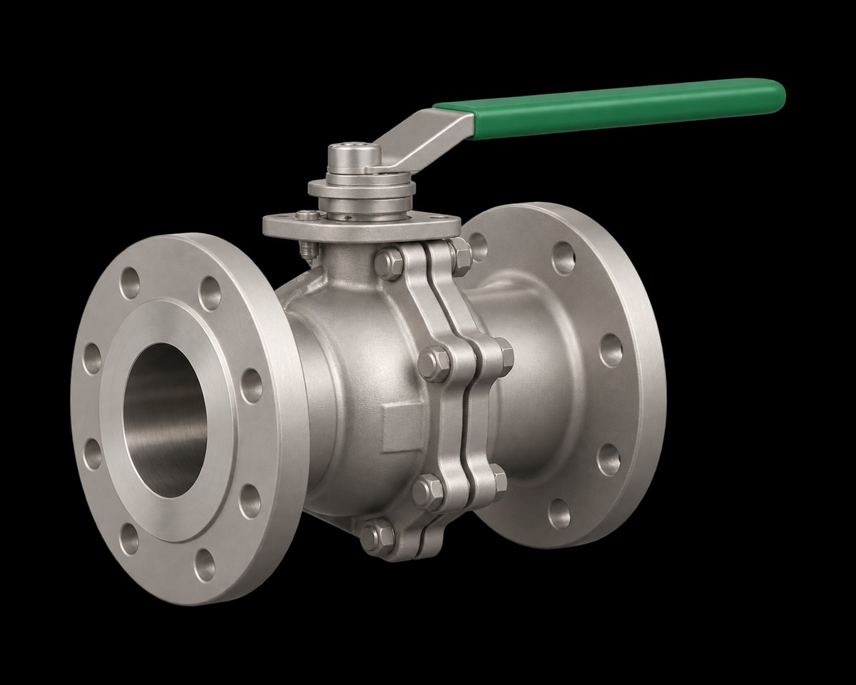 Stainless Steel Flanged Ball Valve, Nordic Valves model 4182