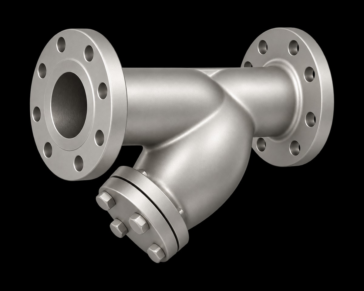 Stainless Steel Flanged Y Strainer, Nordic Valves model 7282