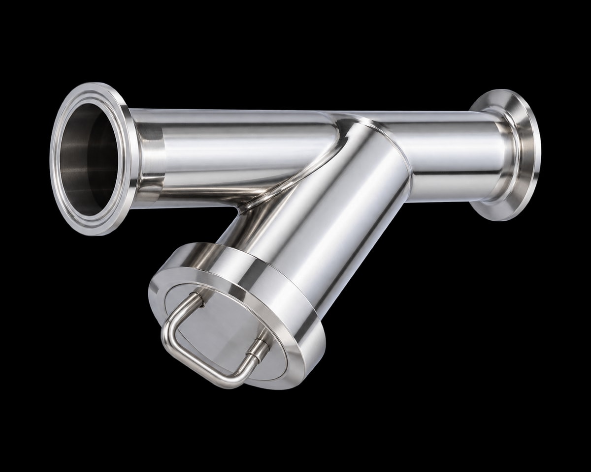 Stainless Steel Clamp Strainer, Nordic Valves model 7282K