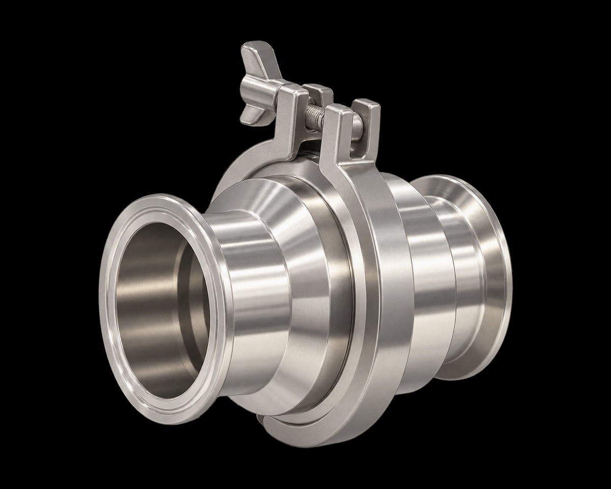 Stainless Steel Clamp Check Valve, Nordic Valves model 5412K