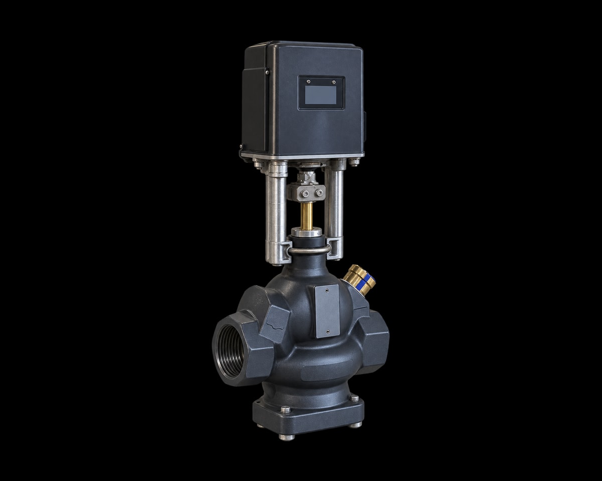 Threaded Dynamic Balancing Electric Control Valve, Nordic Valves model 1230-BT