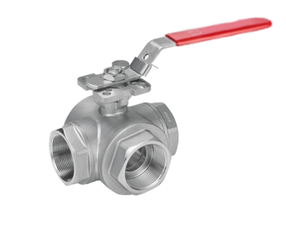 3-Way Ball Valve – Threaded – PN63