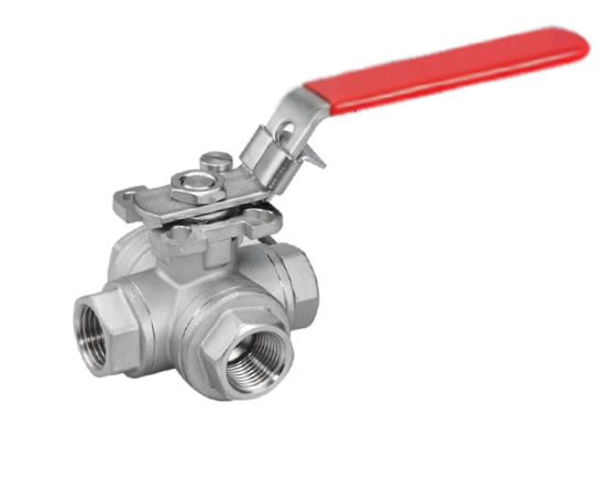 4-Way Ball Valve – Threaded – PN63