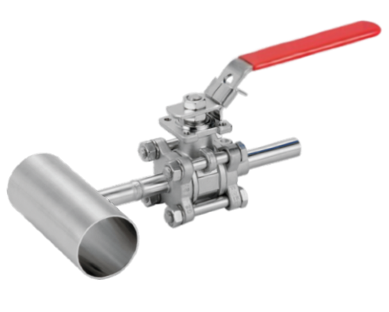 3-Piece Sampling Ball Valve