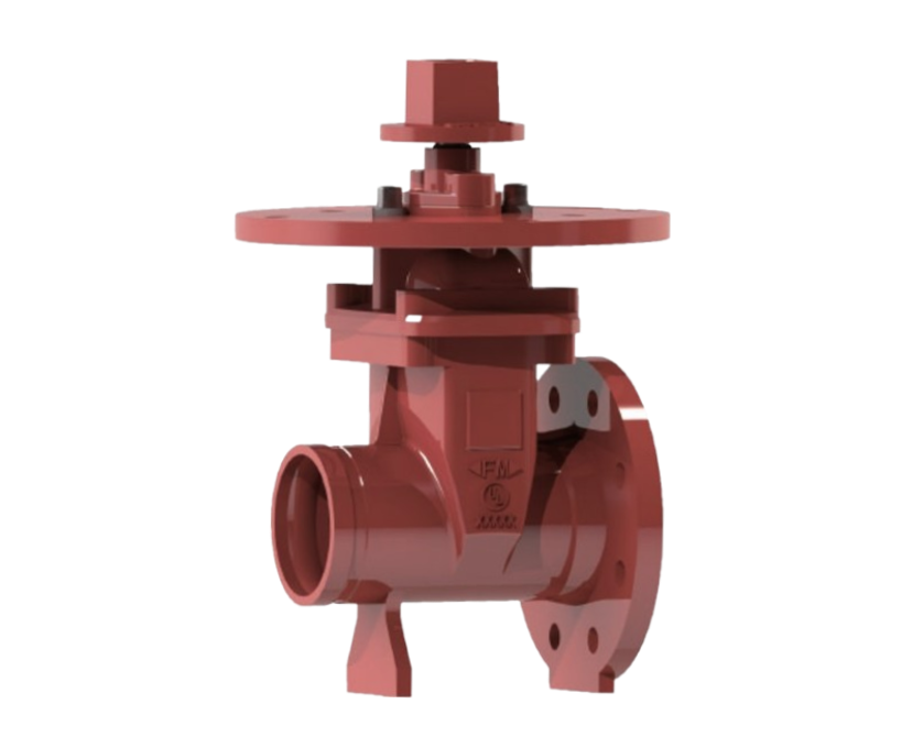 Gate Valve – NRS Type – Flanged x Grooved