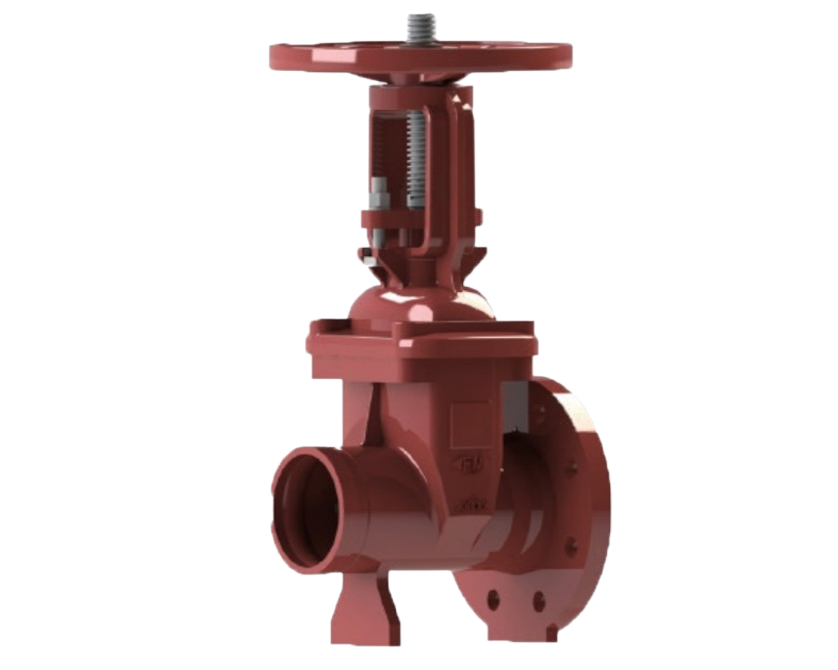 Gate Valve – OS&Y Type – Flanged x Grooved