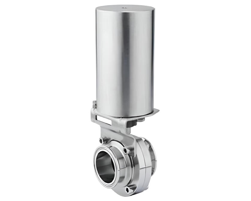 Sanitary butterfly Valve – Pneumatic – Tri-Clamp