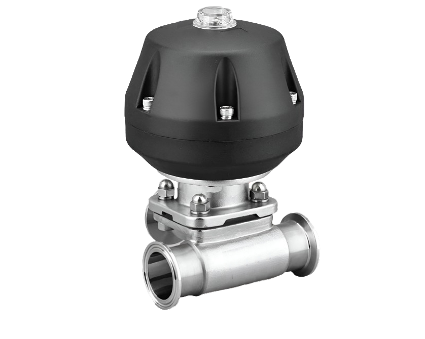 Sanitary 3-Way Diaphragm Valve – Tri-Clamp