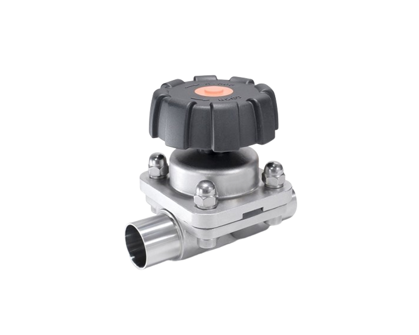 Sanitary Manual Diaphragm Valve – Butt Weld