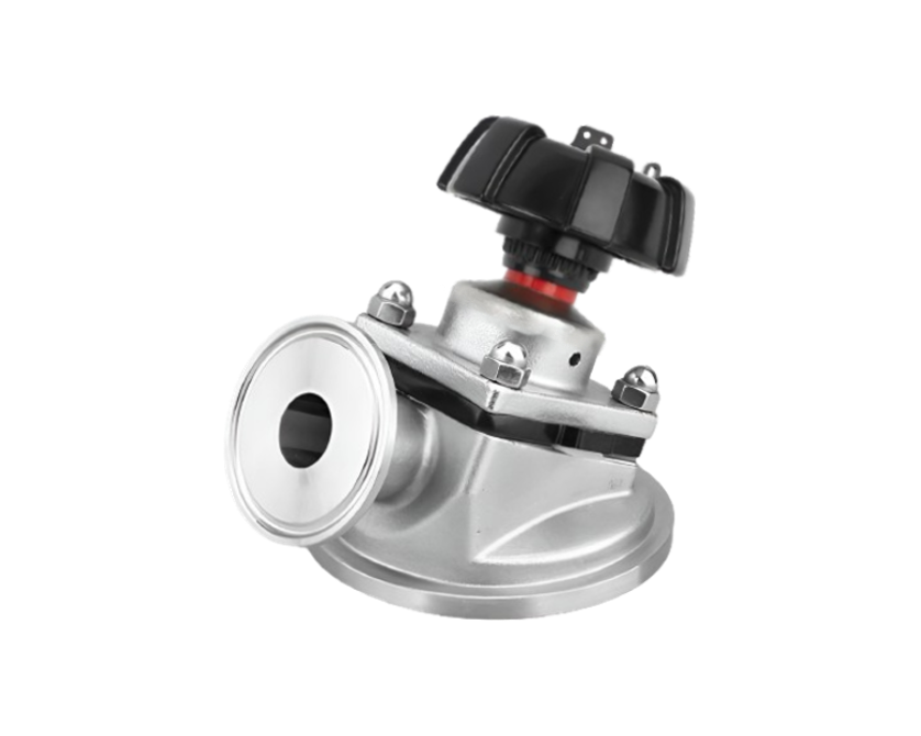 Sanitary Manual Tank Bottom Diaphragm Valve – Tri-Clamp