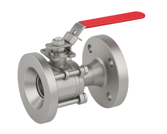 3-Piece Ball Valve – Tank Bottom / Flange