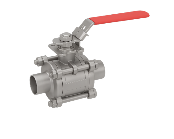 3-Piece Ball Valve – Butt Weld – PN63