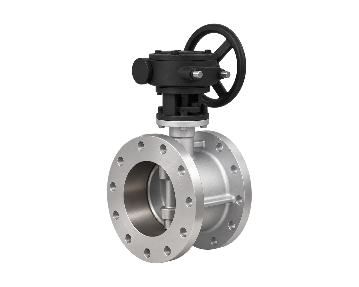 Stainless Steel Flanged Butterfly Valve, Nordic Valves model 2113