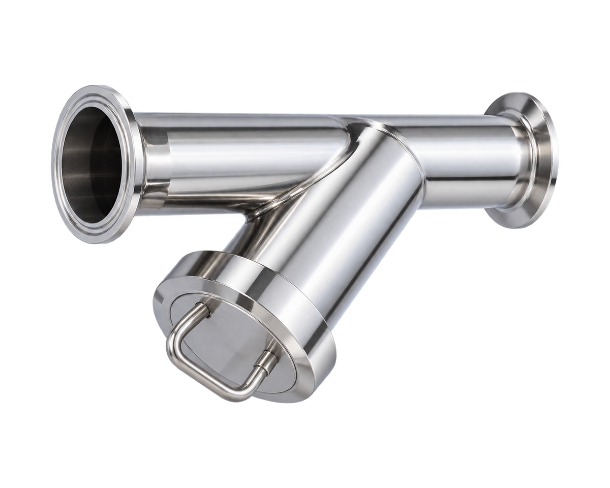 Stainless Steel Clamp Strainer, Nordic Valves model 7282K