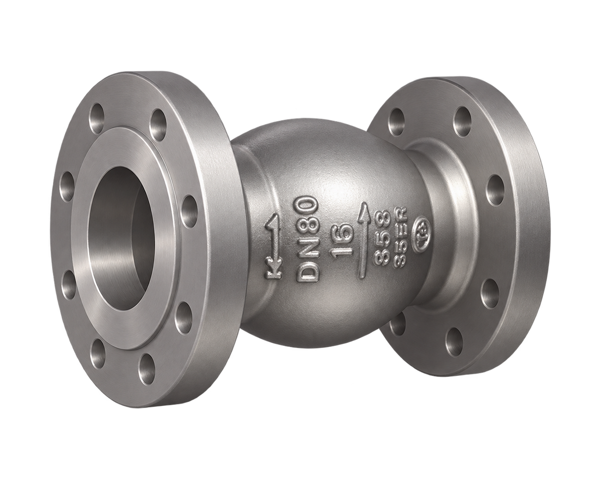 Stainless Steel Silent Check Valve, Nordic Valves model 5184-T