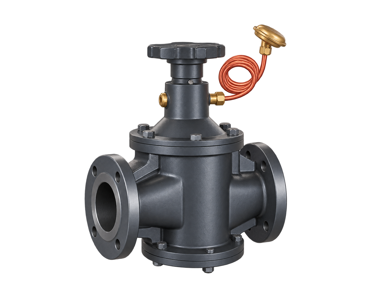 Flanged Differential Pressure Control Valve, Nordic Valves model 1250-DF