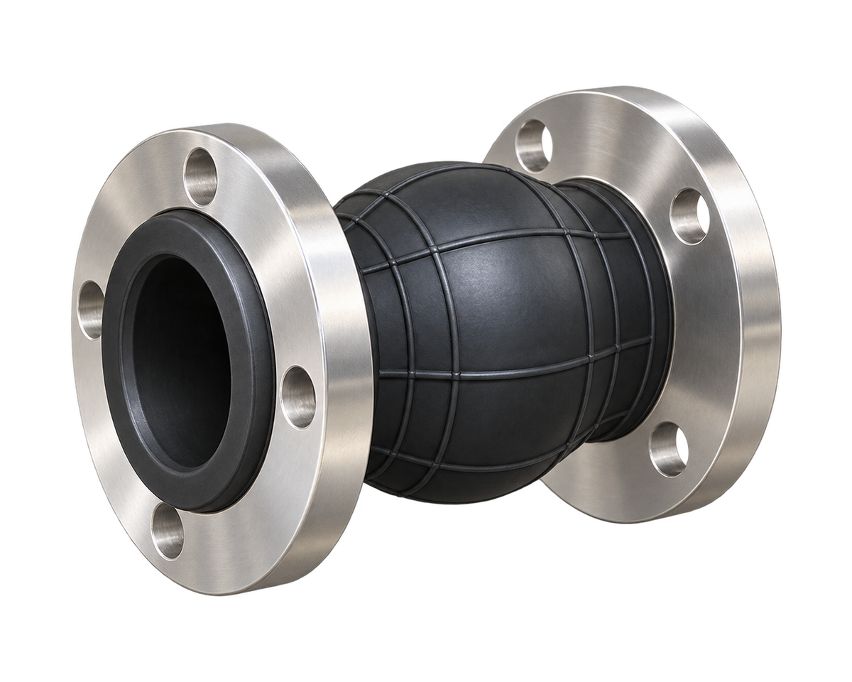 Single-sphere EPDM Flexible Rubber Joint, Nordic Valves model GFLEX-F1